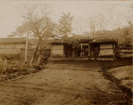 1938년 주내 양반집 대문, 사진 송석하