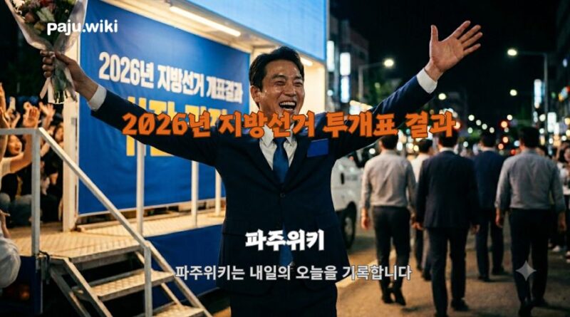 2026년 지방선거 개표 결과