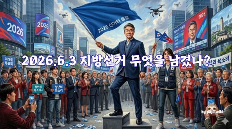 531표 대 46,243표 — 파주 정치 지형이 바뀌었다