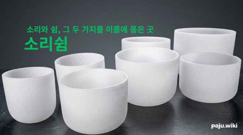 5월 헤이리, 쉼을 파는 카페가 생겼다