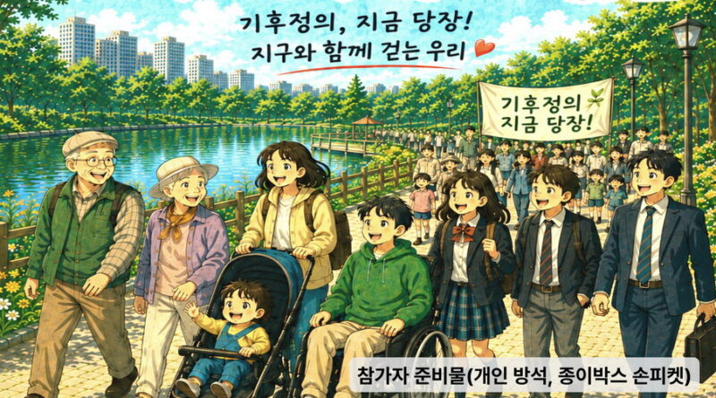 “기후위기가 만든 대재앙, 남의 일이 아닙니다” — 919 파주기후정의행진 개최